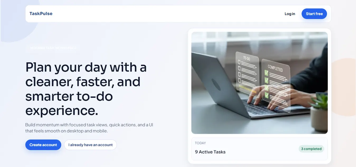 MERN stack Todo app dashboard with task management features using React Node.js and MongoDB
